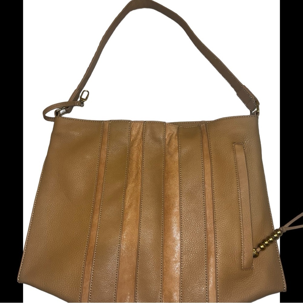 HOBO Tan Leather Shoulder Bag